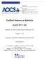 Certified Reference Materials AOCS 0711-D3