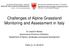 Challenges of Alpine Grassland Monitoring and Assessment in Italy