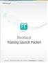 Blackbaud Training Launch Packet. August Daniel Island Drive, Charleston, SC T E W