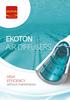 HIGH EFFICIENCY. without maintenance EKOTON - PROFESSIONALS CHOICE