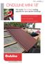 ONDULINE MINI 18. The stylish Do it Once roofing upgrade for your garden buildings.