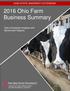 2016 Ohio Farm Business Summary