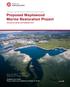 Proposed Maplewood Marine Restoration Project Discussion guide and feedback form
