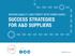 SUCCESS STRATEGIES FOR A&D SUPPLIERS