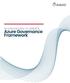 An Introduction to AHEAD s. Azure Governance Framework