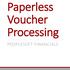 Paperless Voucher Processing PEOPLESOFT FINANCIALS