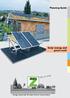 Planning Guide. Solar energy and green roofs. Life on roofs. E n g i n e e r e d G r e e n R o o f S y s t e m s
