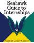 Seahawk Guide to Internships