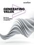 GENERATING VALUE. Services for renewables companies
