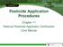 CHAPTER 11 Pesticide Application Procedures
