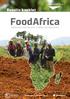 Results booklet. FoodAfrica. Improving Food Security in West and East Africa