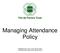 Managing Attendance Policy