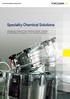 Specialty Chemical Solutions