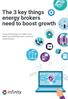 The 3 key things energy brokers need to boost growth. Using technology to make more sales and build genuine customer relationships