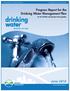 Progress Report for the Drinking Water Management Plan
