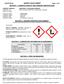 OXYSTAR 2E SAFETY DATA SHEET Page 1 of 6 SECTION 1 - CHEMICAL PRODUCT AND COMPANY IDENTIFICATION
