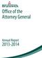 Office of the Attorney General. Annual Report