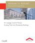 Research report. Housing Technology Series. Air Leakage Control Manual Existing Multi-Unit Residential Buildings