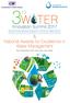 Innovation Summit Economic Growth & Human Development in the Context of Water Scarcity