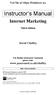 Full file at   Instructor s Manual. Internet Marketing. Third edition. David Chaffey