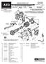 SERVICE PARTS LIST. 7/8 (22mm) SDS ROTARY HAMMER. ABH-22 A002A See page 5 BULLETIN NO. A CATALOG NO.