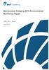 Maintenance Dredging 2015 Environmental Monitoring Report