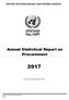 Annual Statistical Report on Procurement