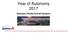 Year of Autonomy Remotely Piloted Aircraft Systems