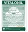 VITALONIL. A combination fungicide for the control and prevention of diseases and algae on turf