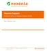 Nexenta Support. Customer Service & Support Program Guide. Date: September Copyright 2018 Nexenta Systems, ALL RIGHTS RESERVED