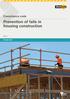 Prevention of falls in housing construction