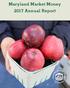 Maryland Market Money 2017 Annual Report