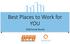 Best Places to Work for YOU Survey Results