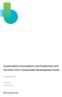 Sustainable Consumption and Production and the Post-2015 Sustainable Development Goals