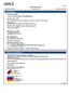 Safety Data Sheet. Product identifier. Details of the supplier of the safety data sheet. Classification of the substance or mixture.