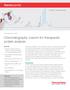 Chromatography column for therapeutic protein analysis