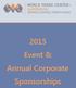 2015 Event & Annual Corporate Sponsorships