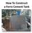 How To Construct a Ferro Cement Tank