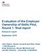 Evaluation of the Employer Ownership of Skills Pilot, Round 1: final report