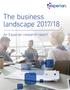 The business landscape 2017/18. An Experian research report