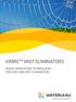 KIMRE TM MIST ELIMINATORS PHASE SEPARATION TECHNOLOGIES FOR DUST AND MIST ELIMINATION