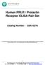 Human PRLR / Prolactin Receptor ELISA Pair Set