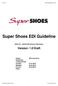 Super Shoes EDI Guideline