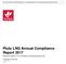 Pluto LNG Annual Compliance Report 2017