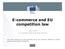 E-commerce and EU competition law