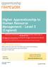 Higher Apprenticeship in Human Resource Management - Level 5 (England)