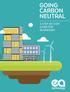 GOING CARBON NEUTRAL A STEP-BY-STEP GUIDE FOR BUSINESSES