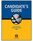 CANDIDATE S GUIDE Local Elections in British Columbia 2008