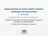 Implementation of cluster model in Ukraine: challenges and opportunities
