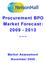 Procurement BPO Market Forecast: ~~~